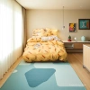 Yellow carrot pattern wedding home textile bedding set 2026 Bedding Specification image